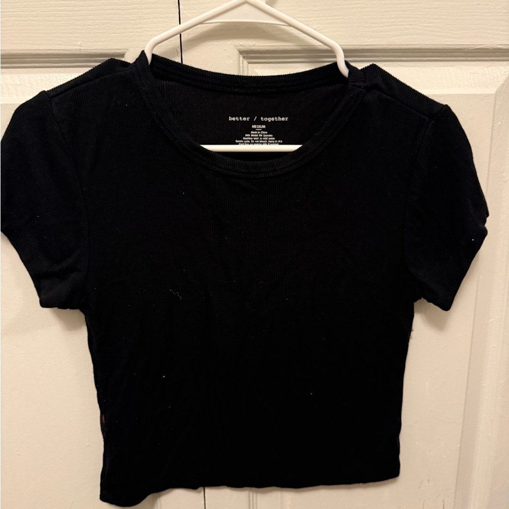 Better Together Black Short Sleeve Tee